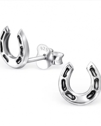 AWST International® Ladies' Sterling Horseshoe Earrings