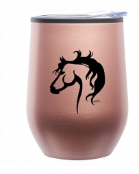 AWST International® Rose Gold Wine Tumbler 12oz