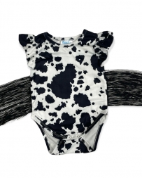 Girls' Infant Cowprint Onesie