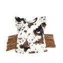 Girls' Toddler Cowprint Shirt