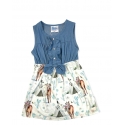 Girls' Denim And Teepee Dress