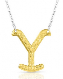 Montana Silversmiths® Ladies' Y Yellowstone Brand Necklace