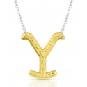 Montana Silversmiths® Ladies' Y Yellowstone Brand Necklace