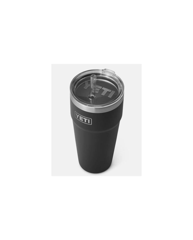 Rambler 26 oz Straw Cup Black