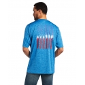 Ariat® Men's Charger Logo Flag Tee