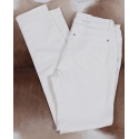 Grace in LA Ladies' White Straight Leg Jeans