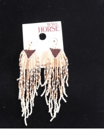 WYO-Horse Jewelry® Ladies' Fringe Seed Bead Earrings