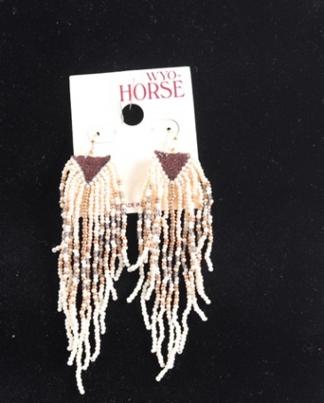 WYO-Horse Jewelry® Ladies' Fringe Seed Bead Earrings