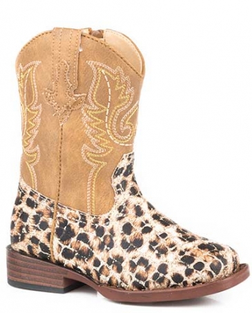Roper® Girls' Toddler Leopard Print Boot