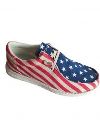 Roper® Kids' All Over Flag Canvas Shoe