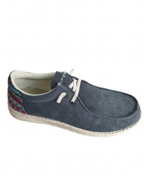 Roper® Men's Navy Canvas Shoe