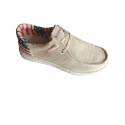 Roper® Kids' Canvas Beige W/Flag Shoe