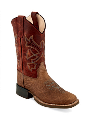 Old West® Kids' Youth Broad Square Toe Boot