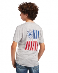 Ariat® Boys' SS Charger Patriotic Tee