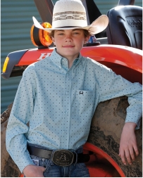 Cinch® Boys' Arena Flex LS Print Button