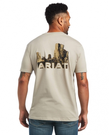 Ariat® Men's Monument Sunset Logo Tee