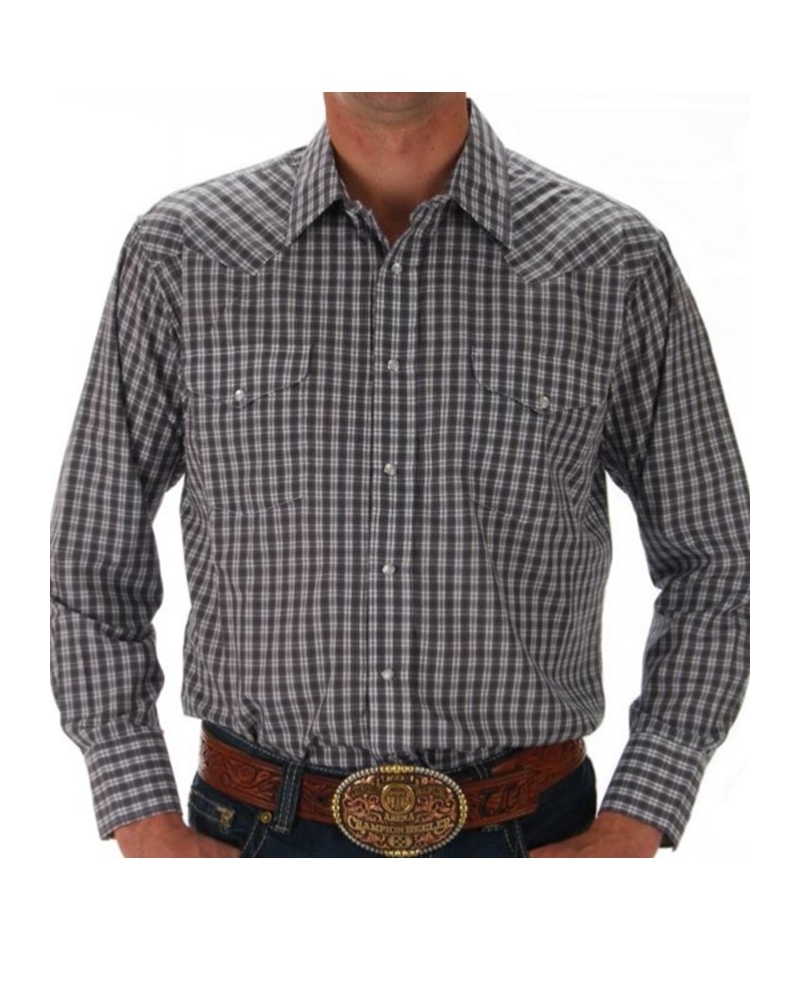 Panhandle® Men's Dress Shirt Check Snap - Fort Brands