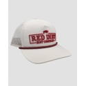 Red Dirt Hat Co.® Red Rope Buffalo White Cap