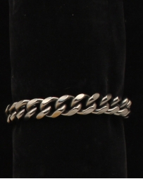 Silver Strike® Men's Antiqued Silver Chain Link Bracelet