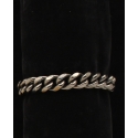 Silver Strike® Men's Antiqued Silver Chain Link Bracelet
