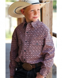 Cinch® Boys' Classic Print LS Shirt