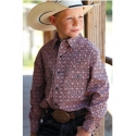 Cinch® Boys' Classic Print LS Shirt