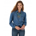 Wrangler Retro® Ladies' Vintage Denim Poet Shirt
