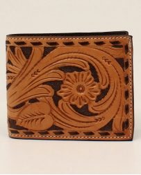 3D Belt Company® Men's Buckstitch Tooled Bifold Wallet