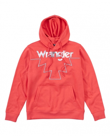 Wrangler Retro® Ladies' Logo Hoodie Pink