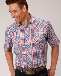 Roper® Men's SS Western Plaid Shirt