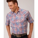 Roper® Men's SS Western Plaid Shirt