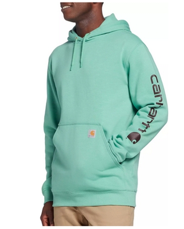 Carhartt® Men's Midweight Sleeve Logo Hoodie - Fort Brands