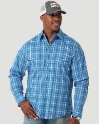 Wrangler® Men's Wrinkle Resistant LS Plaid