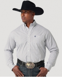 George Strait® Men's LS 1 Pocket Button Print