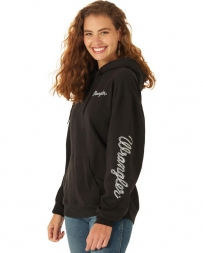 Wrangler® Ladies' Logo Sleeve Hoodie