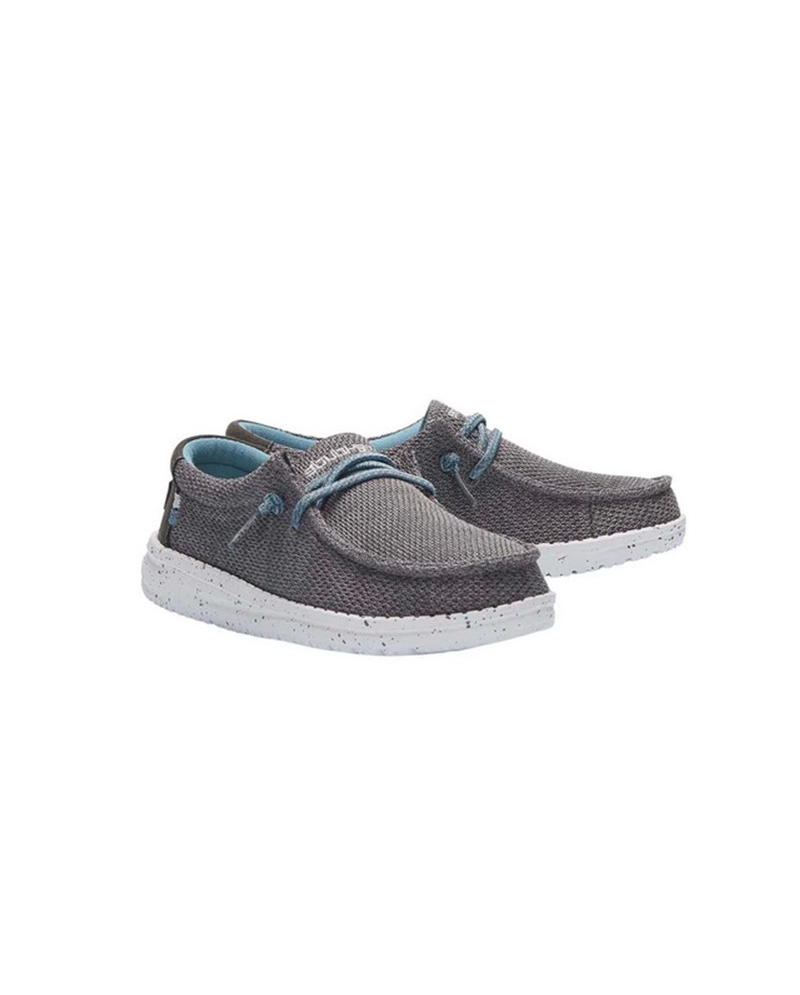 Hey Dude Shoes® Kids' Youth Wally Sharkskin Grey