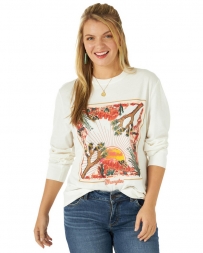 Wrangler® Ladies' LS Relaxed Fit Logo Tee