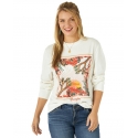 Wrangler® Ladies' LS Relaxed Fit Logo Tee