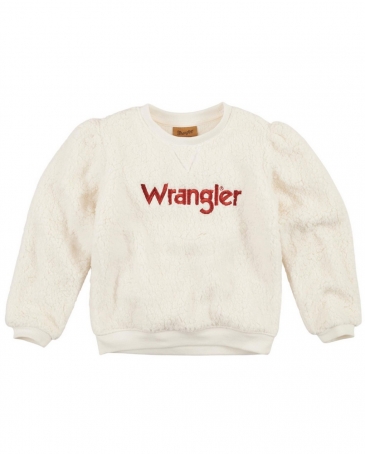 Wrangler® Girls' Logo Sherpa Sweatshirt