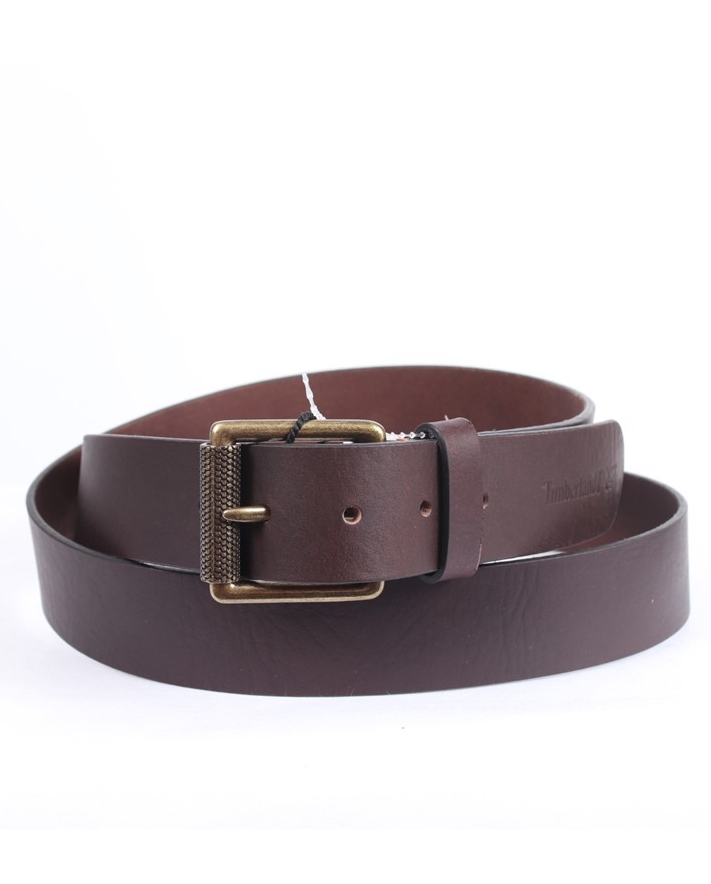 Timberland brown sales leather belt