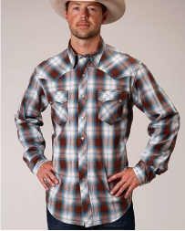 Roper® Men's LS Snap Dopy Plaid