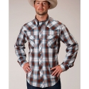 Roper® Men's LS Snap Dopy Plaid