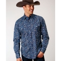 Roper® Men's LS Snap All Over Print