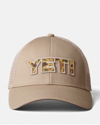 Yeti® Men's Logo Trucker Camo Cap