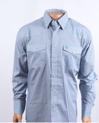 George Strait® Men's LS 2 Pocket Snap Print