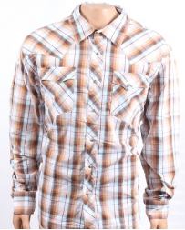 Wrangler® Men's Fashion Snap LS Plaid