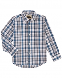 Wrangler® Boys' Riata LS Plaid Shirt