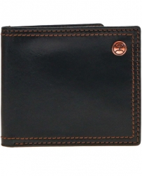 Hooey® Men's Bi-Fold Smooth Black