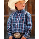 Cinch® Boys' Classic Print LS Shirt