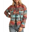 Rock and Roll Cowgirl® Ladies' Aztec Shacket